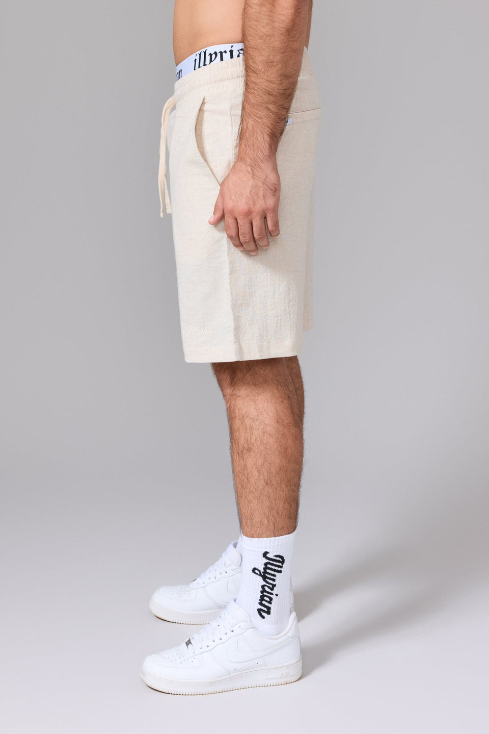 Men’s Linen Shorts - Beige