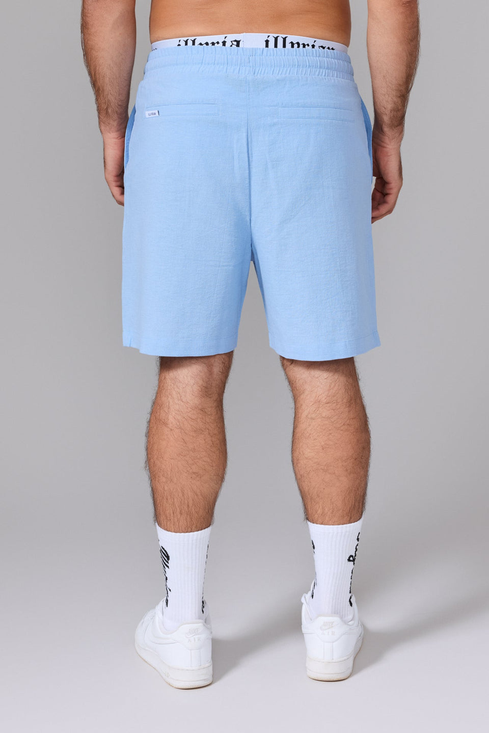 Men’s Linen Shorts - Blue