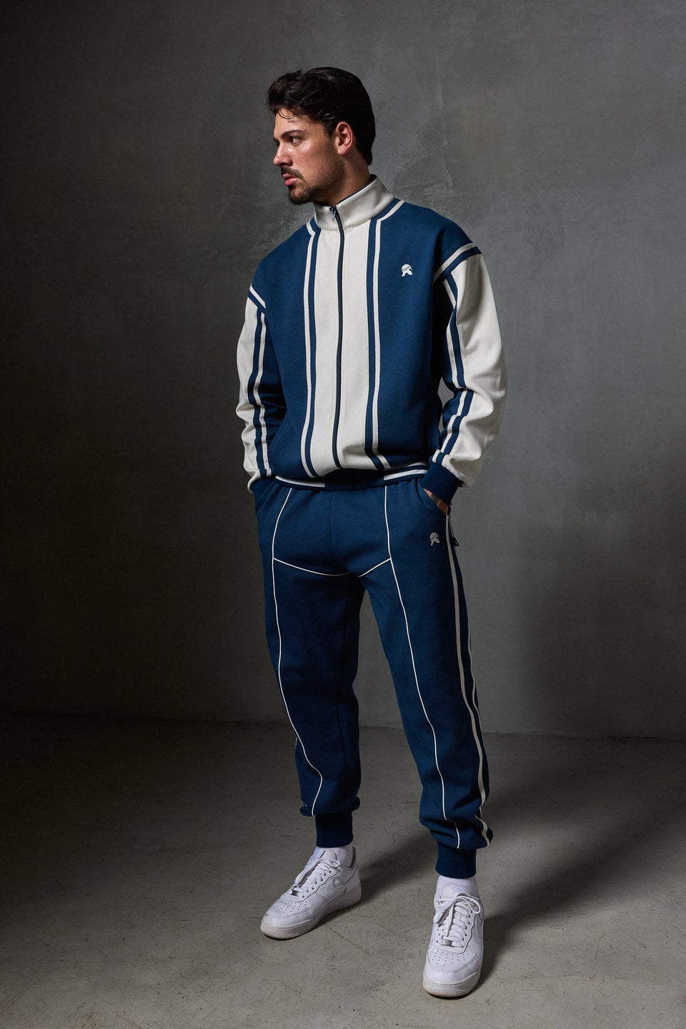 Culture Zipped Jacket - Blue