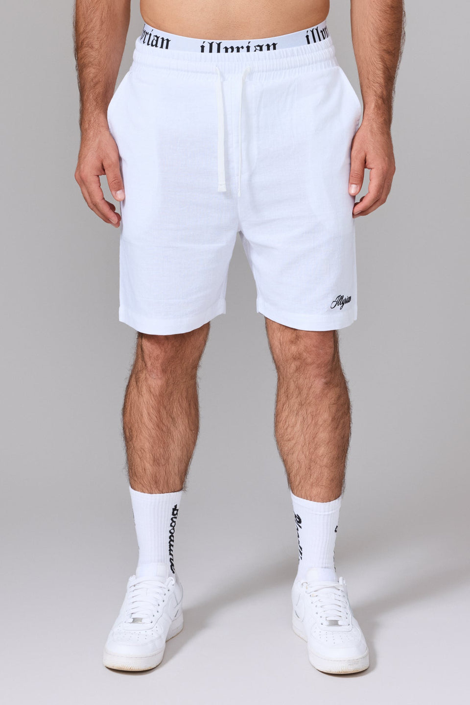Men’s Linen Shorts - White