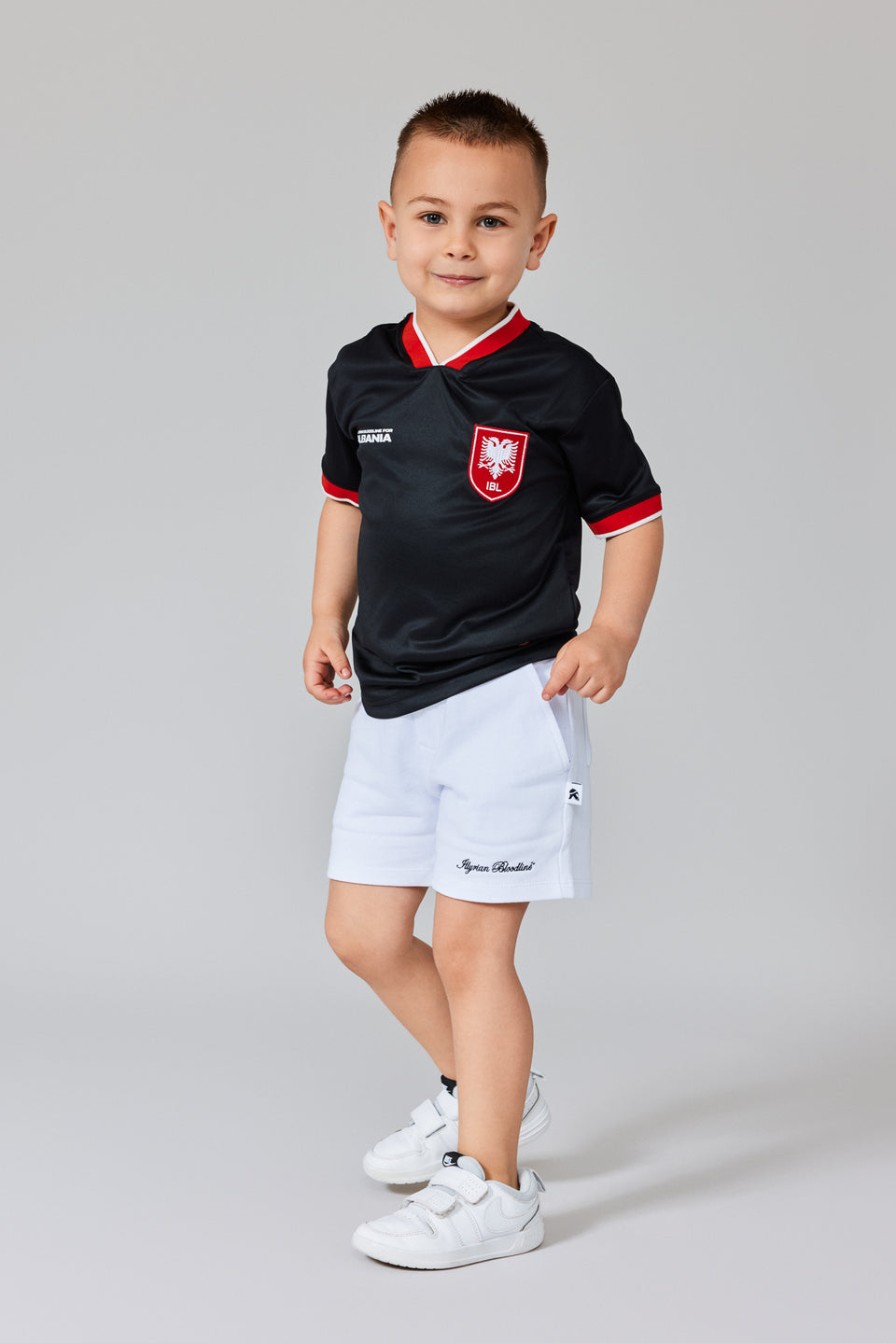 Kids' Albania 2024 Jersey - Black