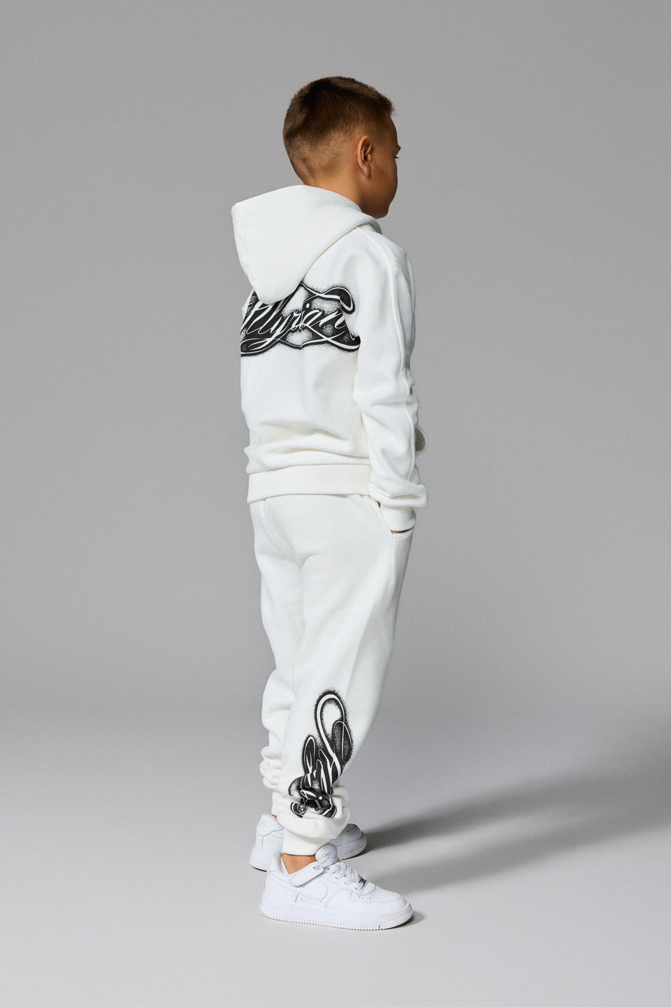 Kids' Illyrian Ink Joggers - White
