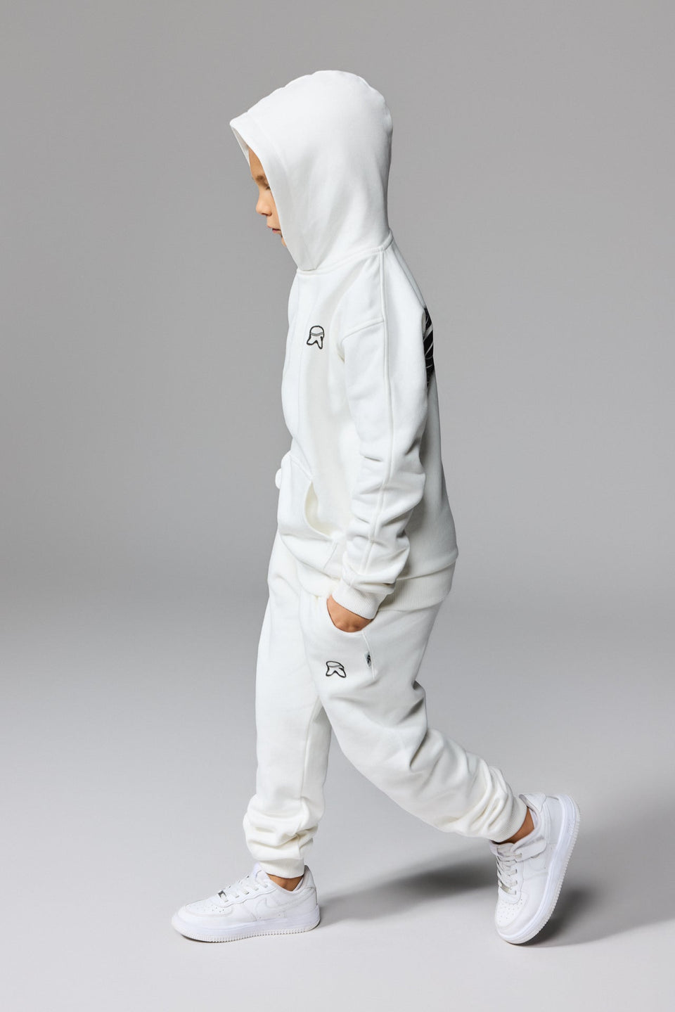 Kids' Illyrian Ink Joggers - White