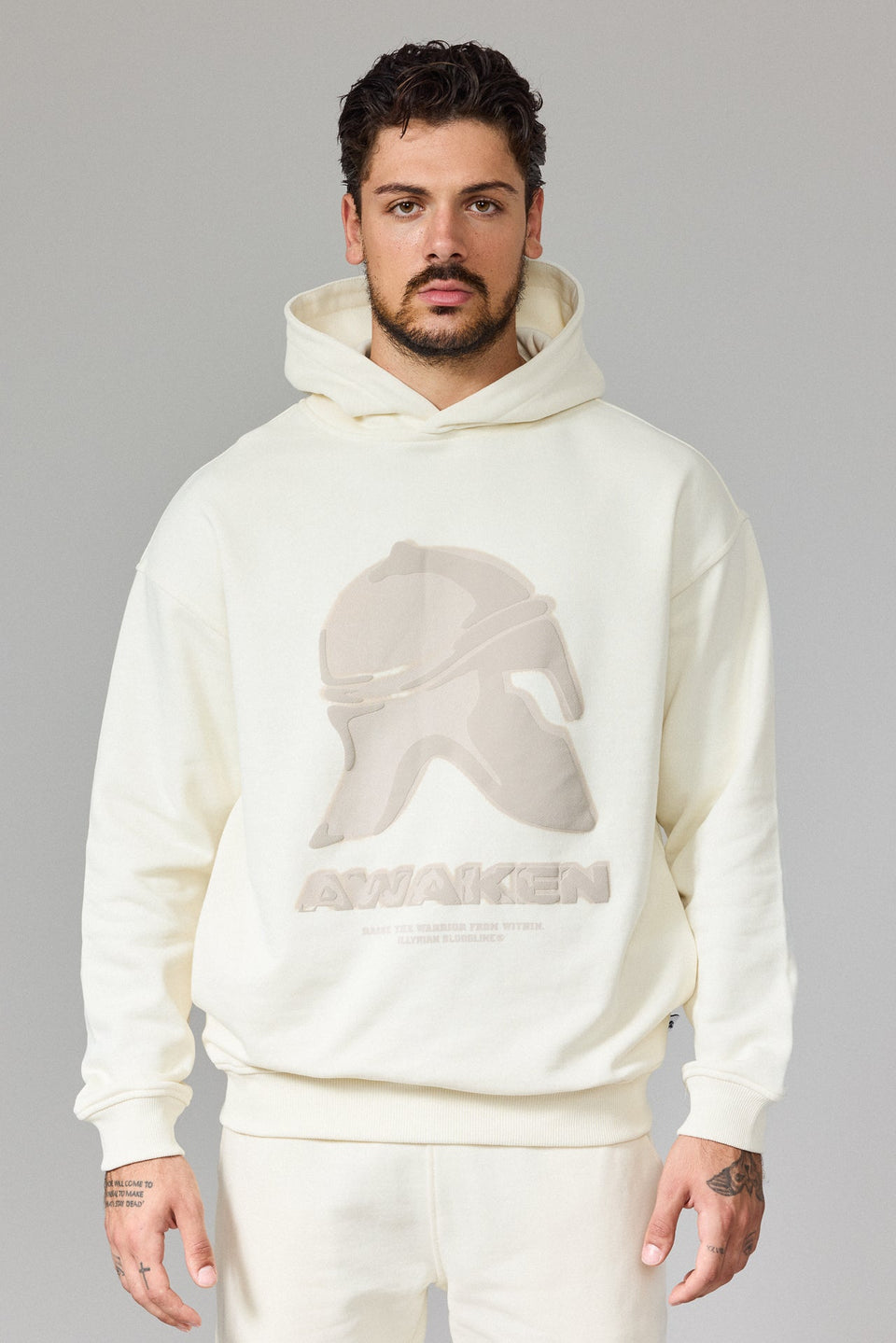 3D Helmet Hoodie - Off-White