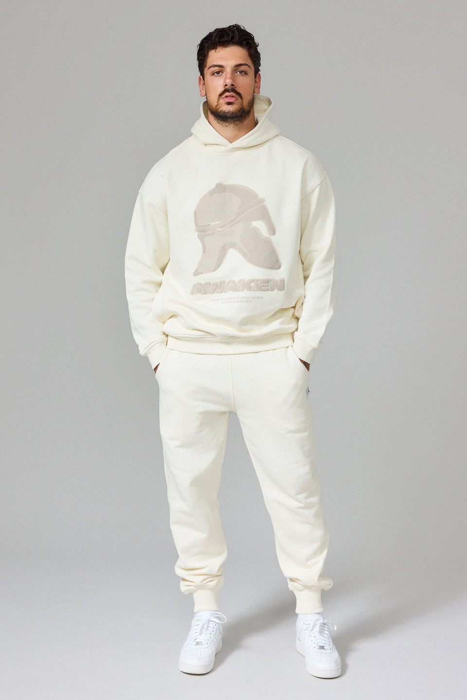 3D Helmet Hoodie - Off-White