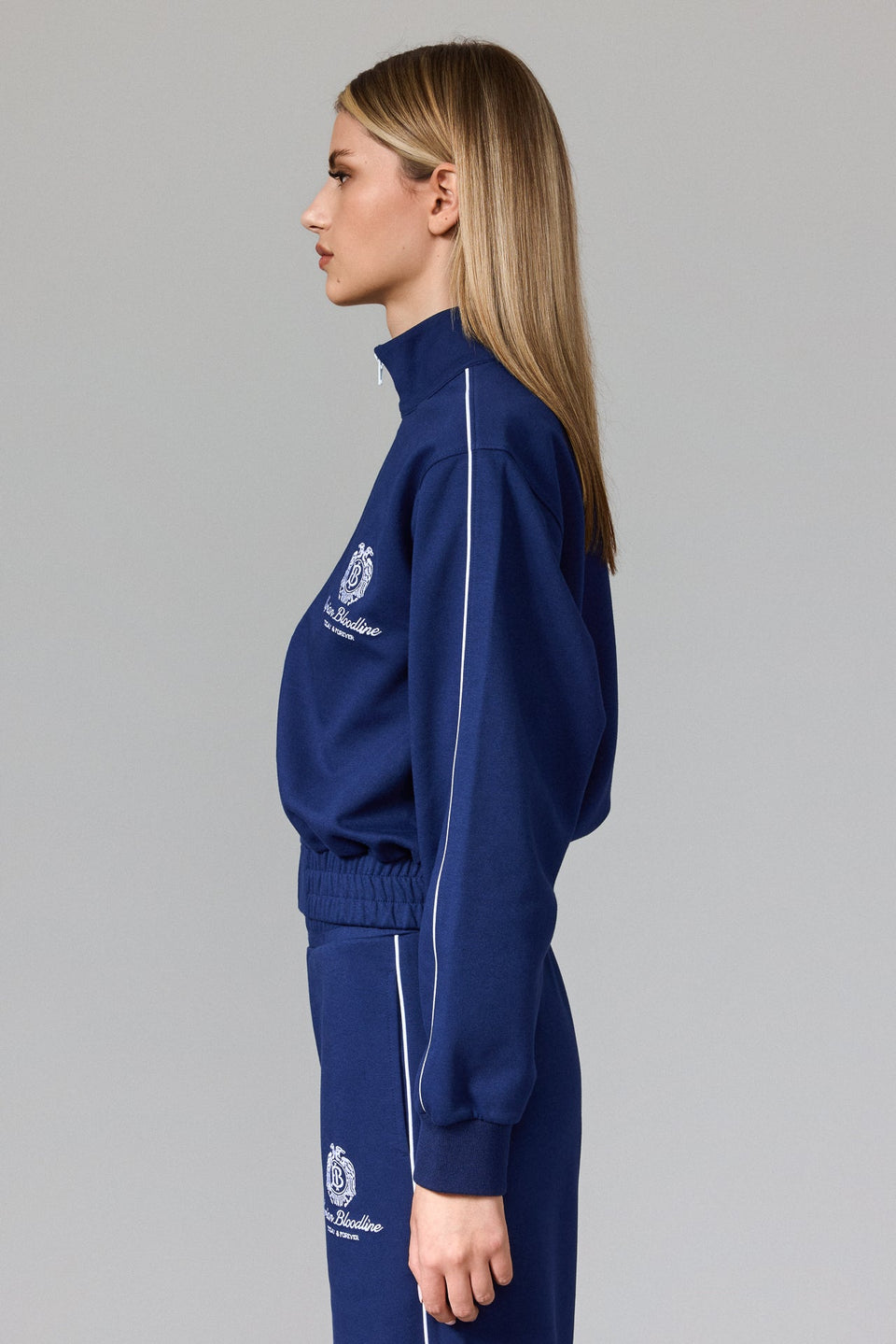 Women's Navy Blue Tracksuit Jacket