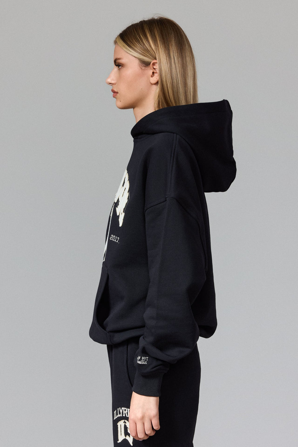 Illyrian 03 Patch Hoodie - Black