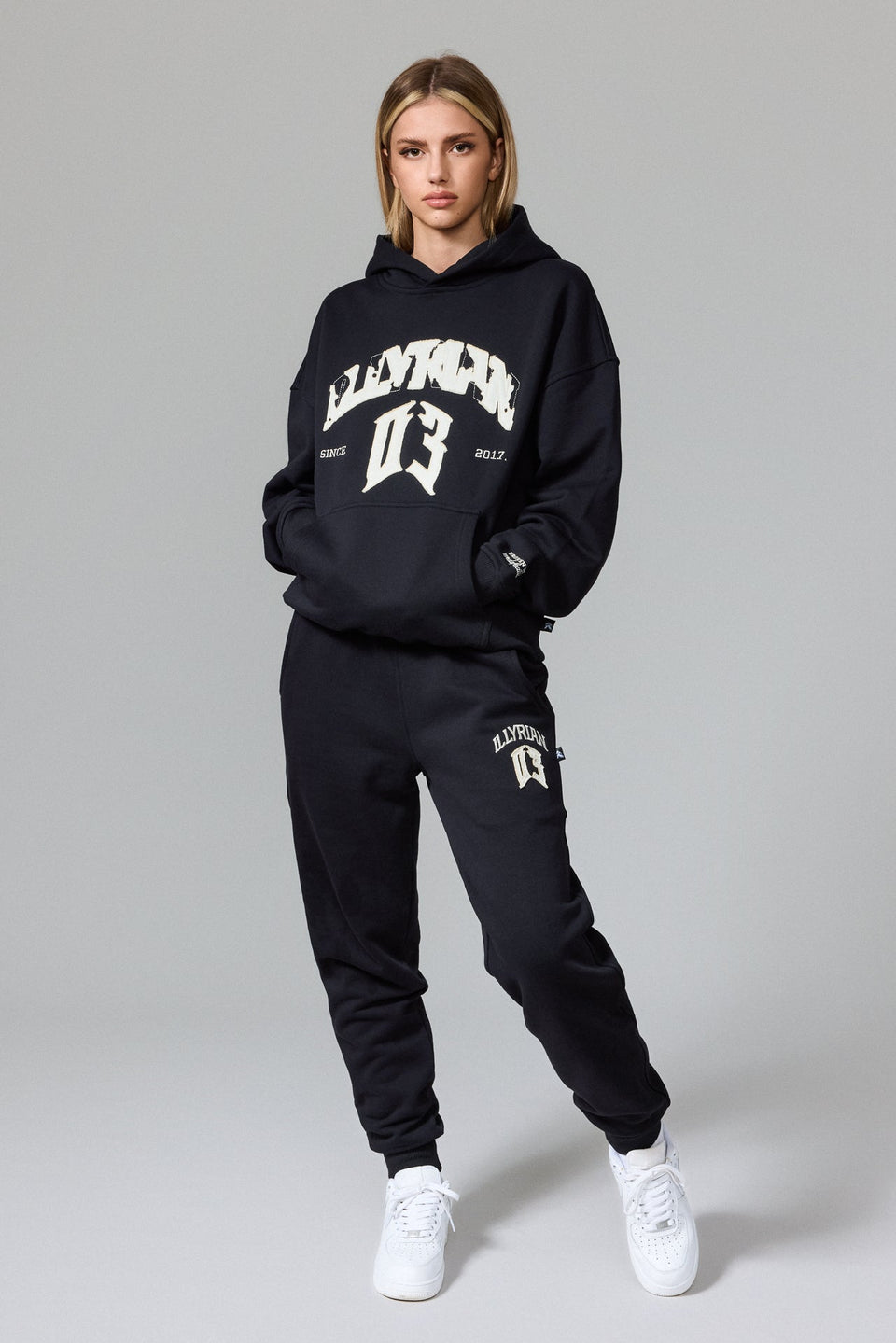 Illyrian 03 Patch Hoodie - Black