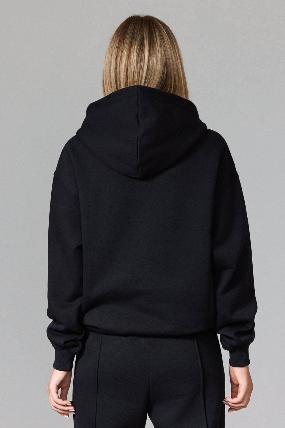 IB Zipped Hoodie - Black