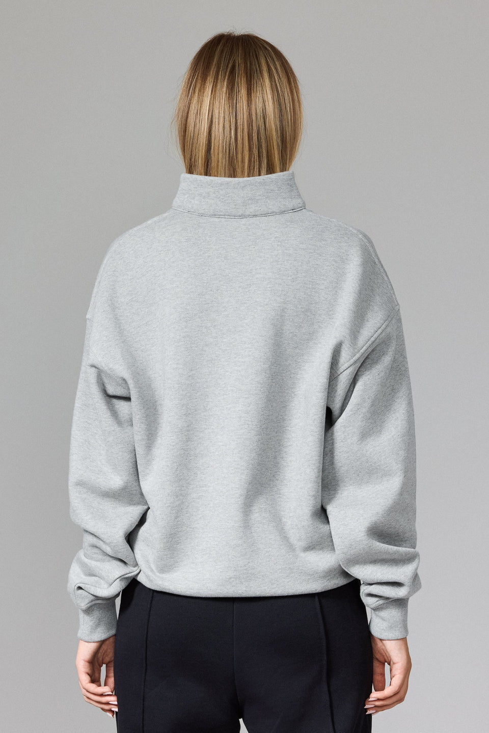 Illyrian Half Zip Sweater - Grey