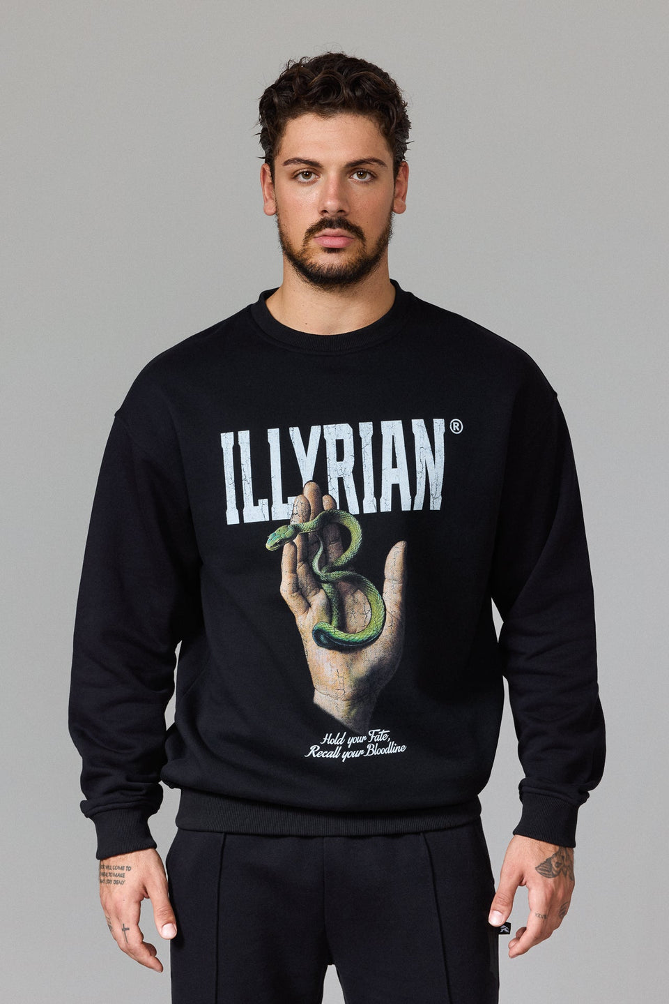 Illyrian Holy Sweater - Black