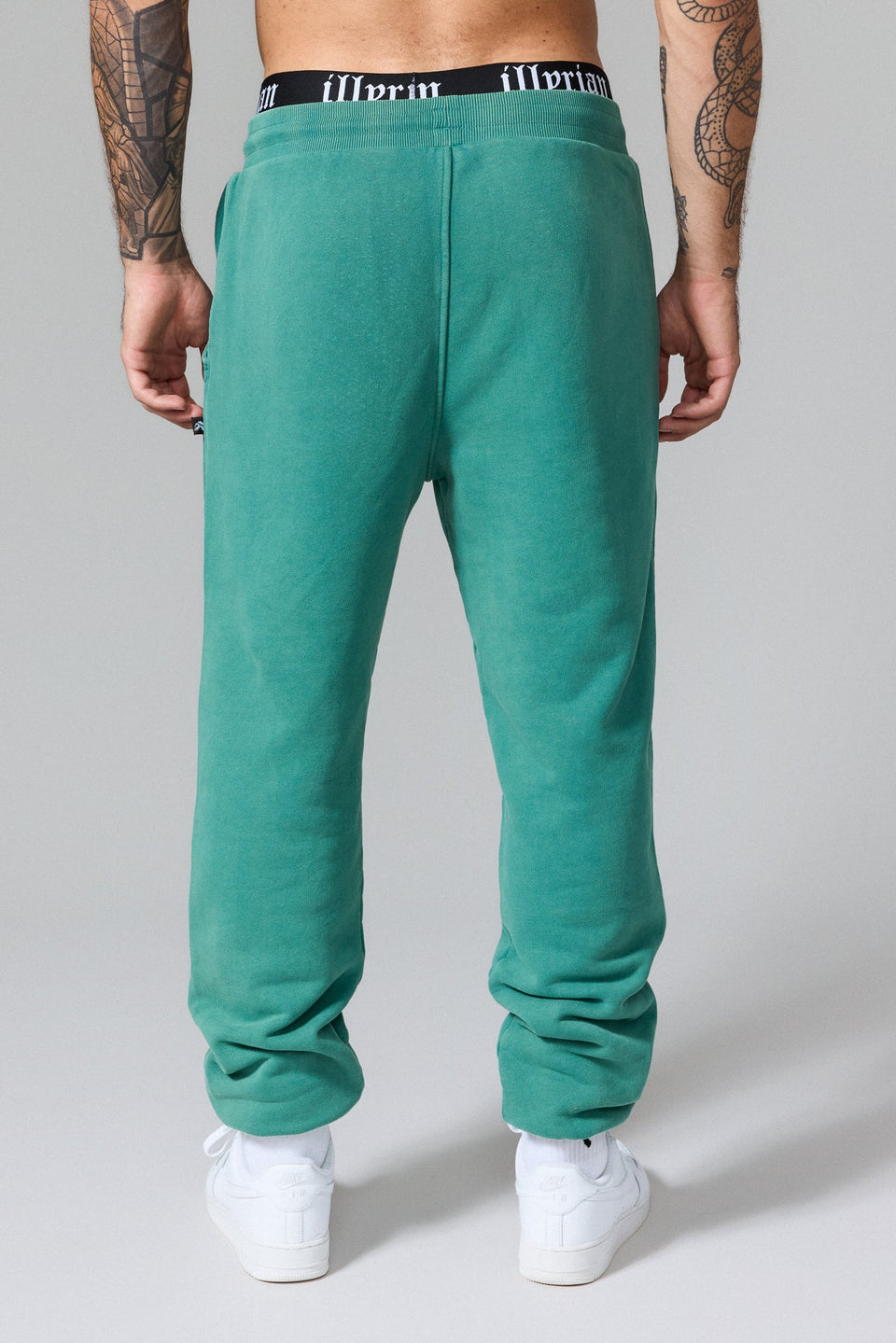 Illyrian Serpent Joggers - Washed Green
