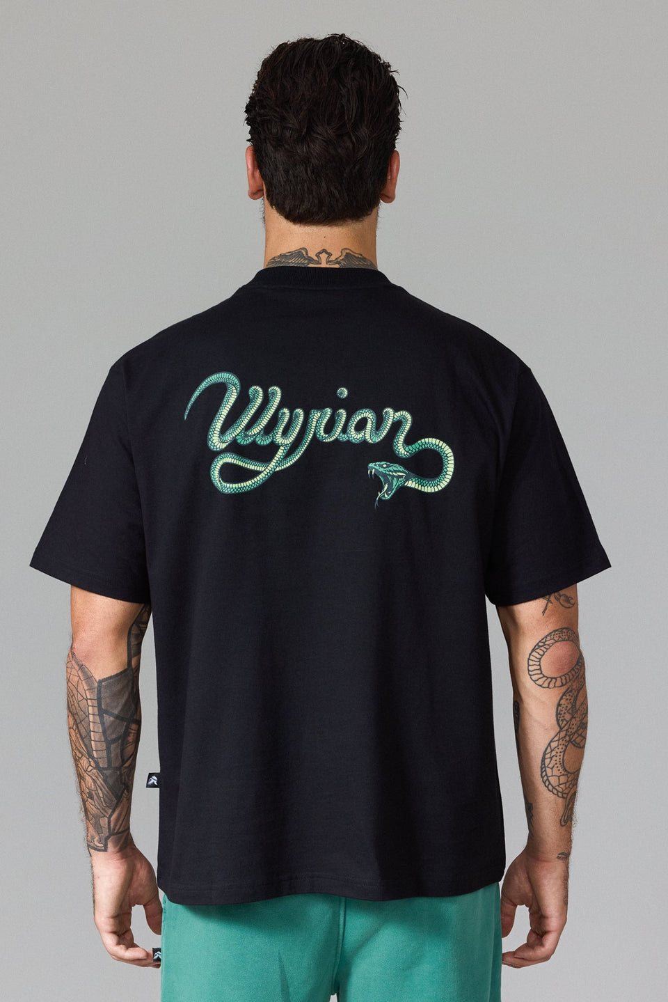 Illyrian Detailed Serpent T-shirt - Black
