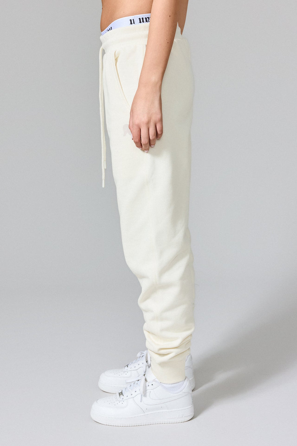 3D Helmet Joggers - White