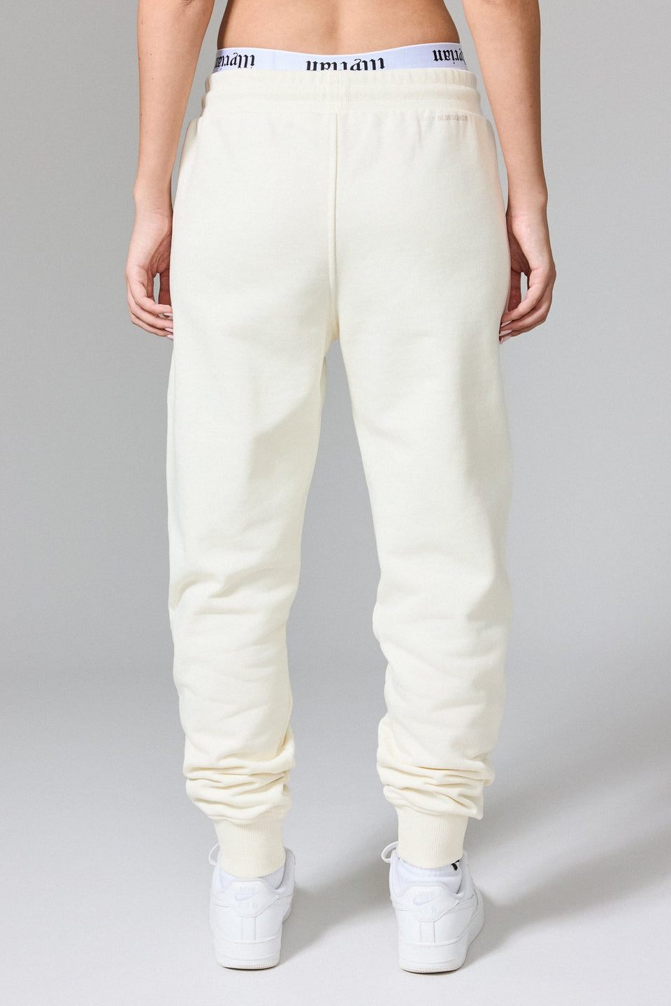 3D Helmet Joggers - White