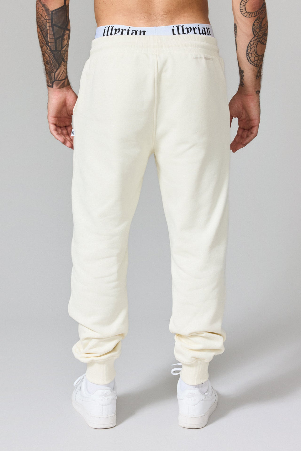 3D Helmet Joggers - White