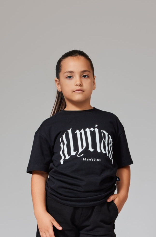 Illyrian Kids Signature Tee - Jet Black
