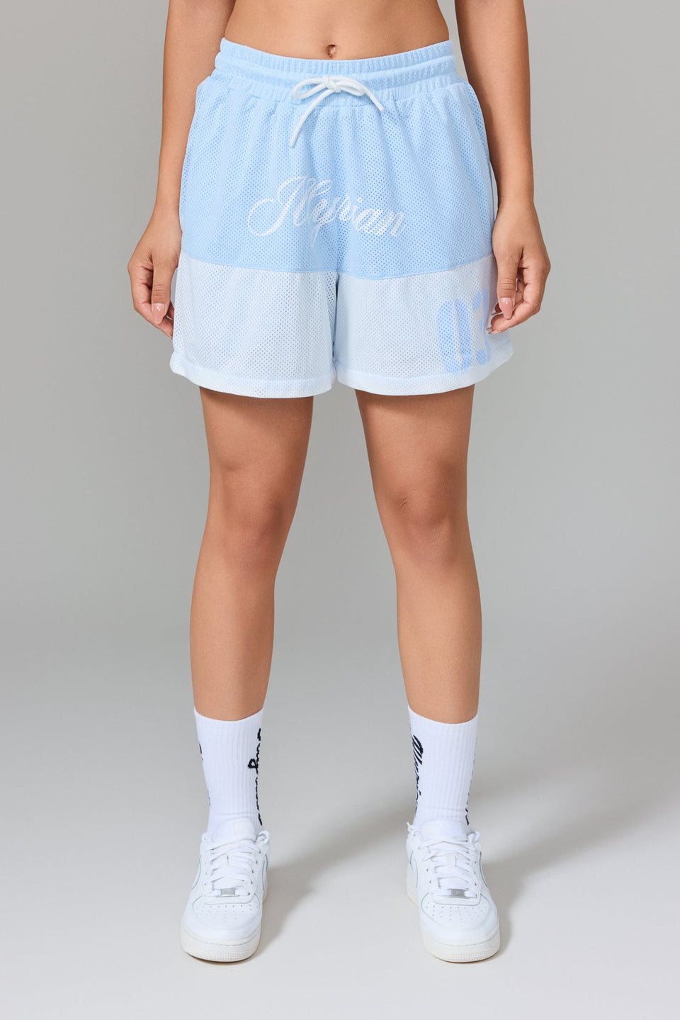 Bloodline Mesh Shorts - Light Blue
