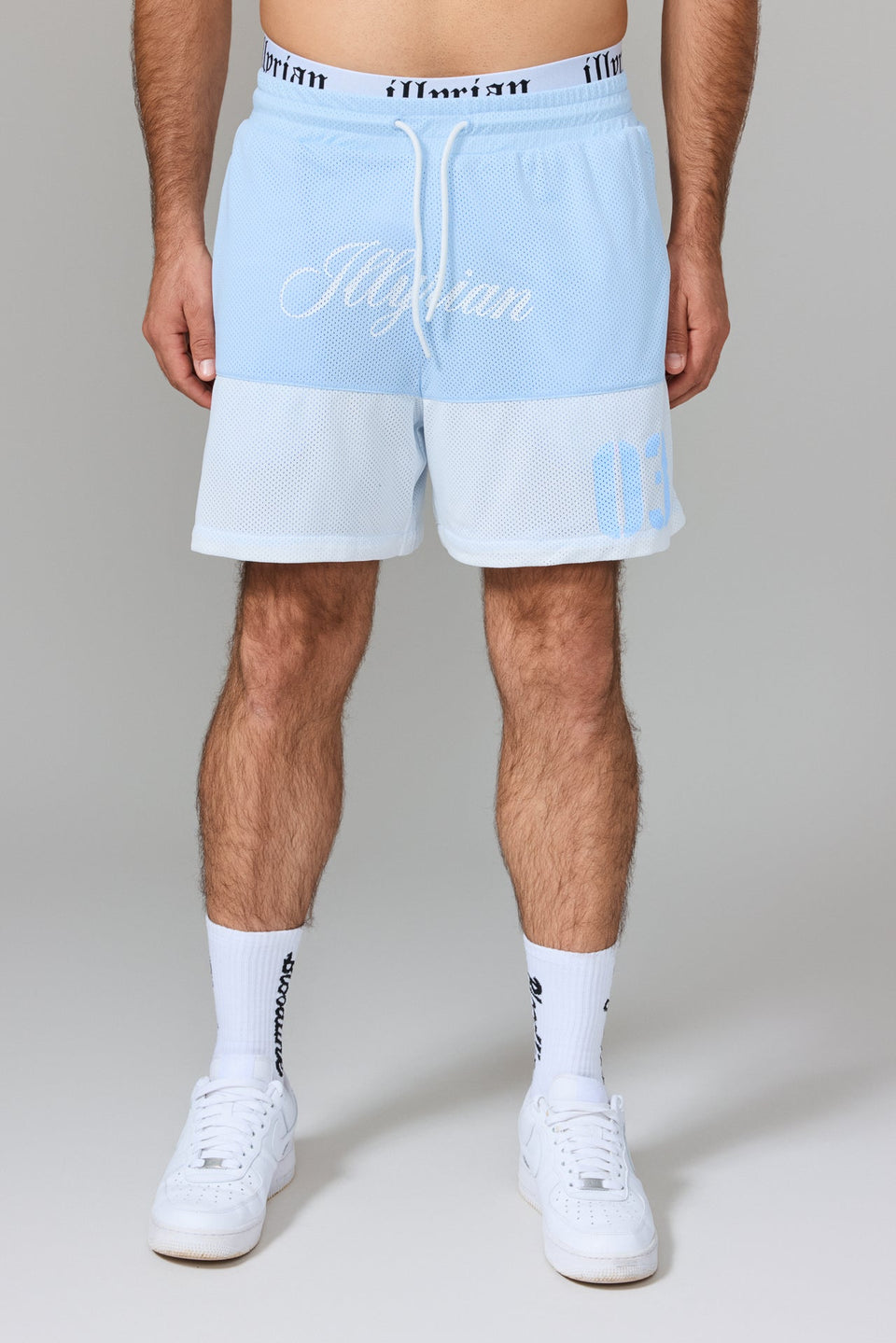 Bloodline Mesh Shorts - Light Blue