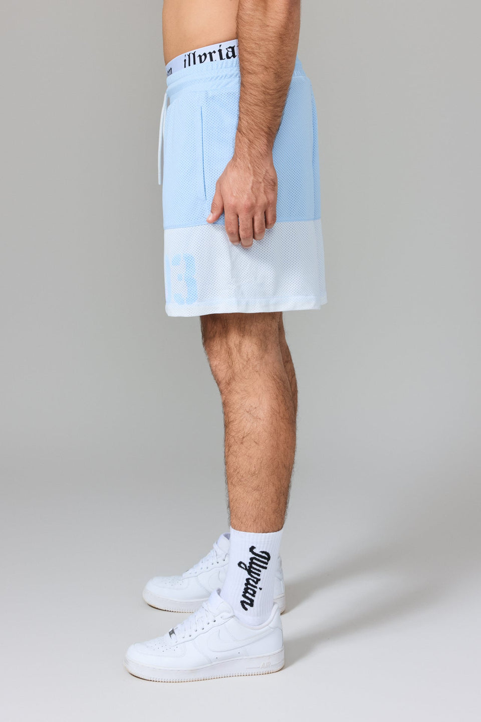 Bloodline Mesh Shorts - Light Blue