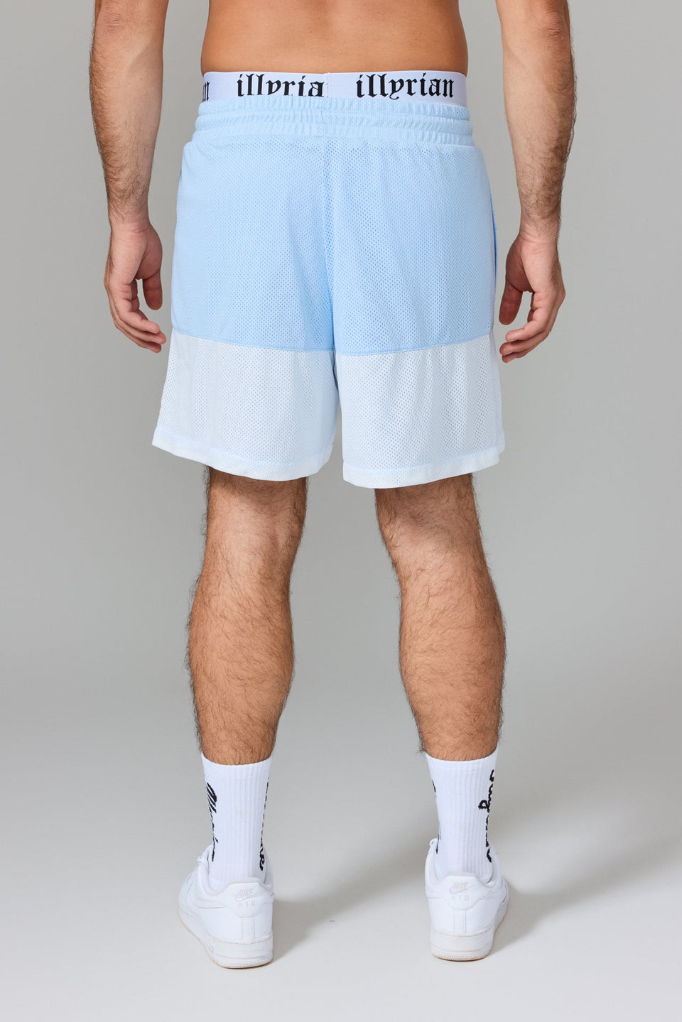 Bloodline Mesh Shorts - Light Blue