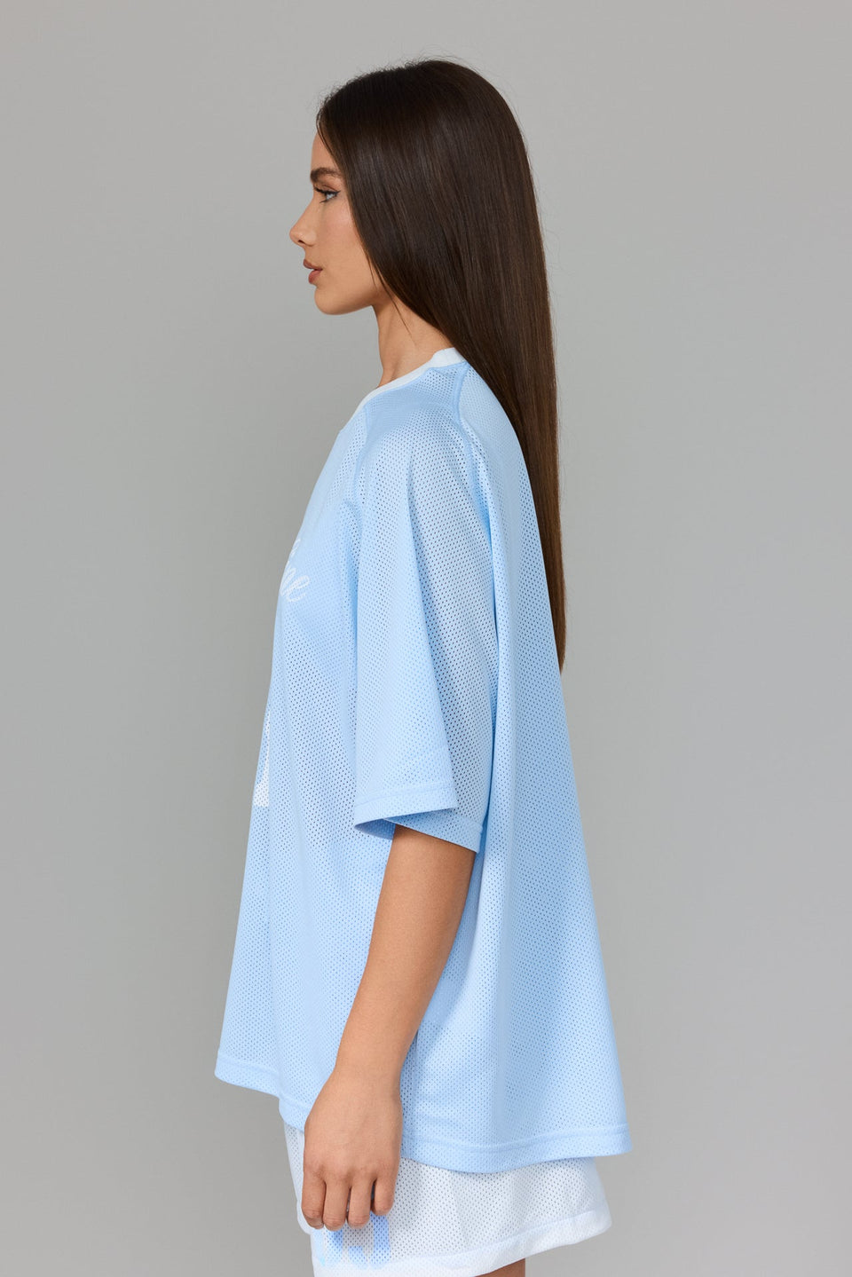 Bloodline Mesh T-shirt - Light Blue