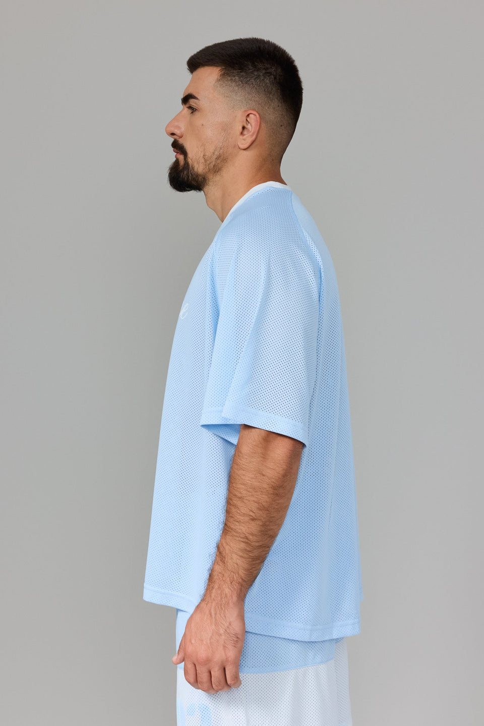 Bloodline Mesh T-shirt - Light Blue
