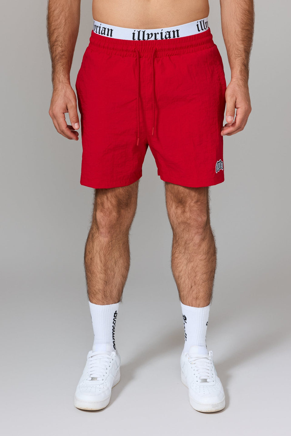 Illyrian TM Nylon Swimshorts - Red