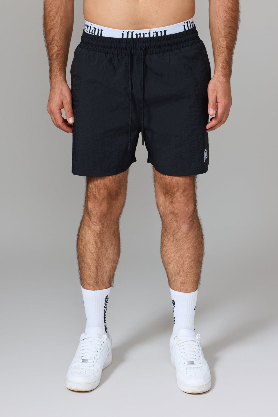 Illyrian TM Nylon Swimshorts - Black