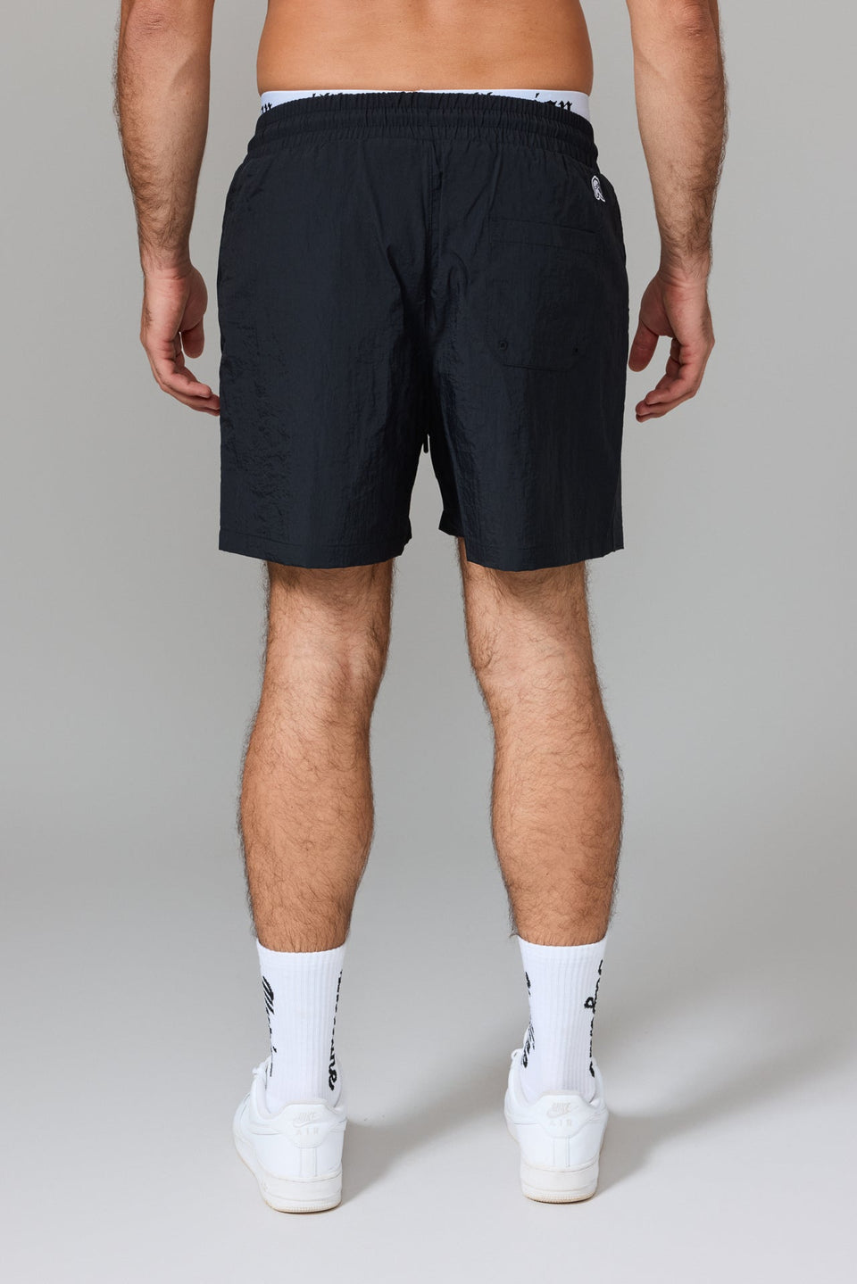 Illyrian TM Nylon Swimshorts - Black