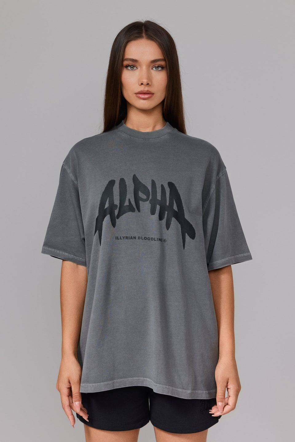 ALPHA T-shirt - Washed Grey
