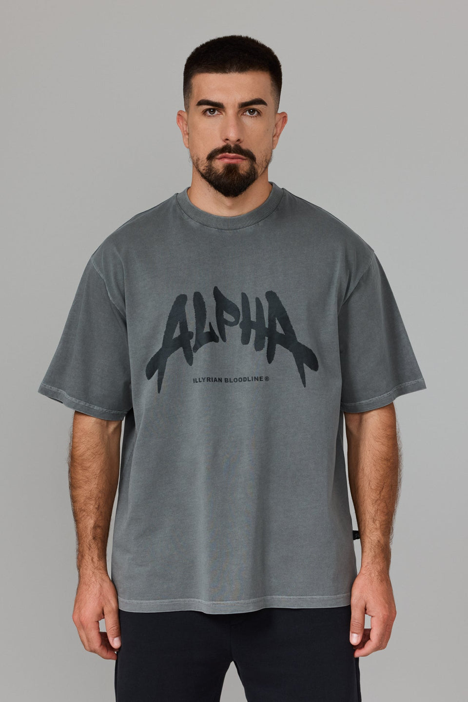 ALPHA T-shirt - Washed Grey