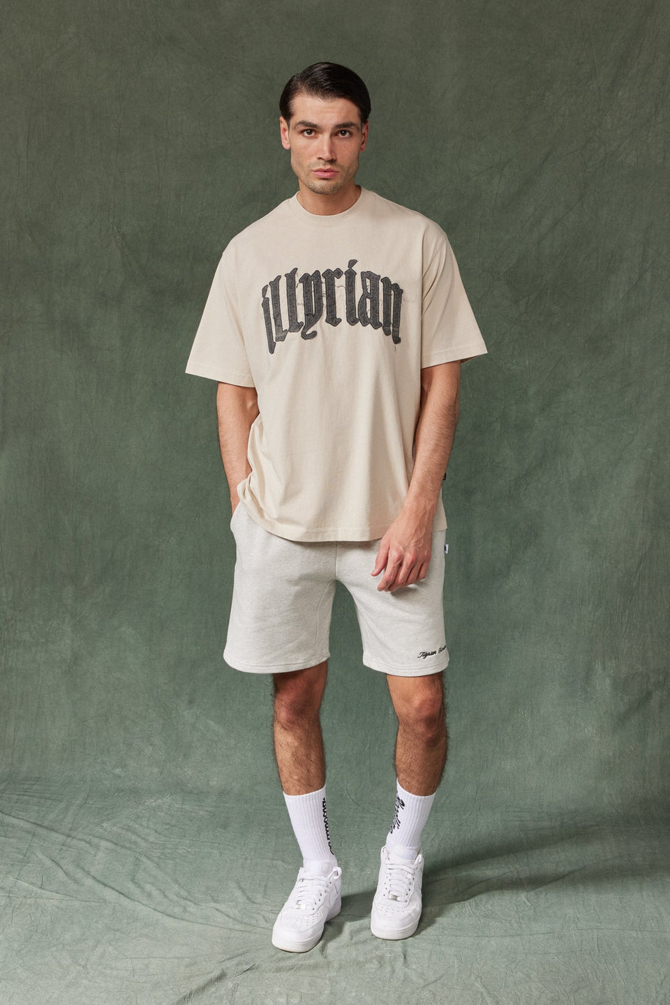 The Illyrian Cotton Shorts - Grey