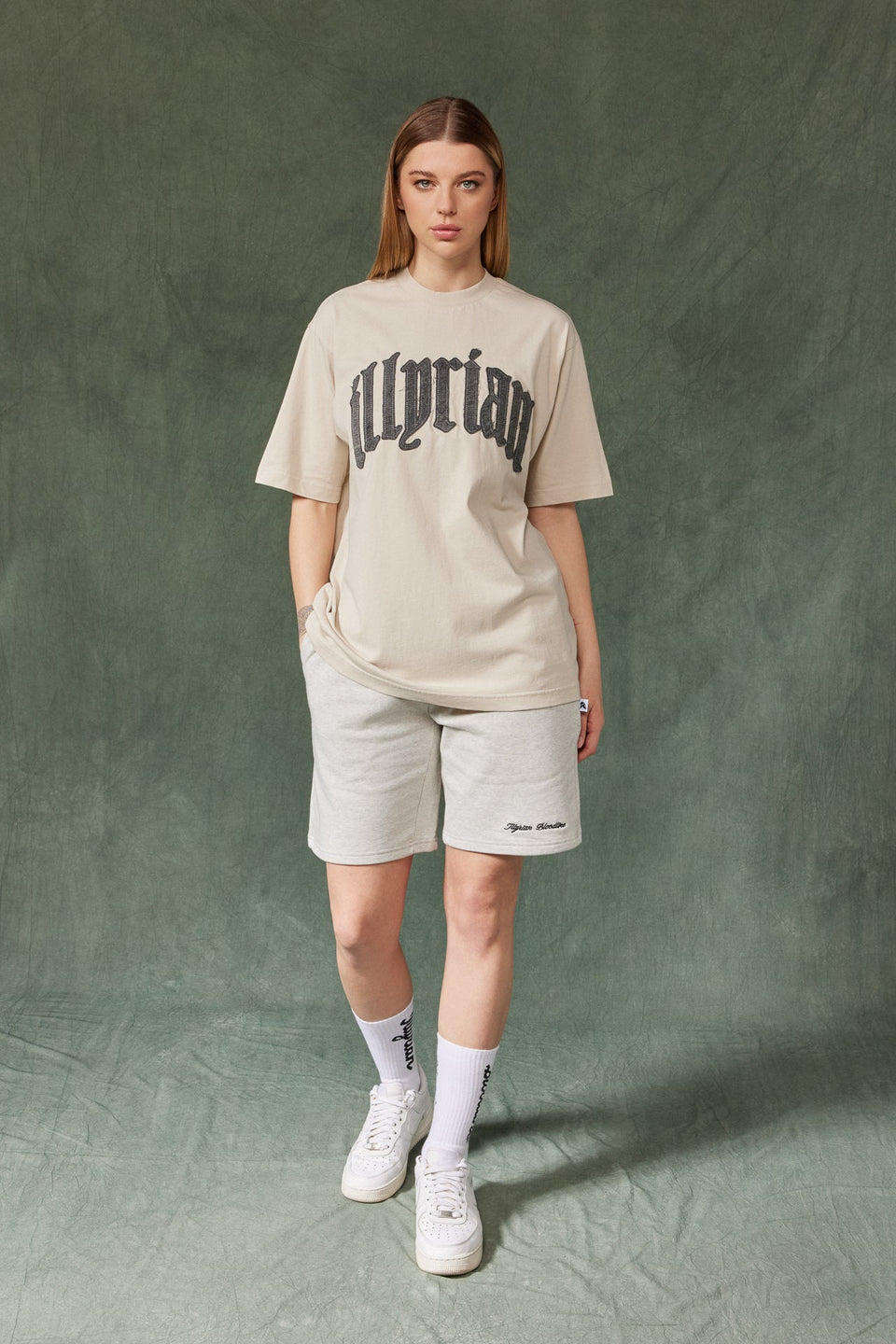 The Illyrian Cotton Shorts - Grey