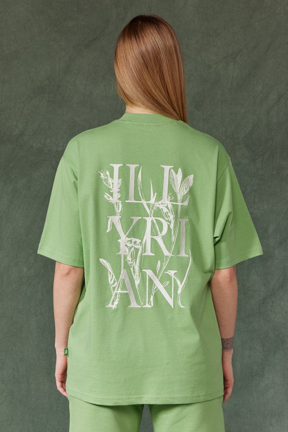 Illyrian Bloom T-shirt - Green
