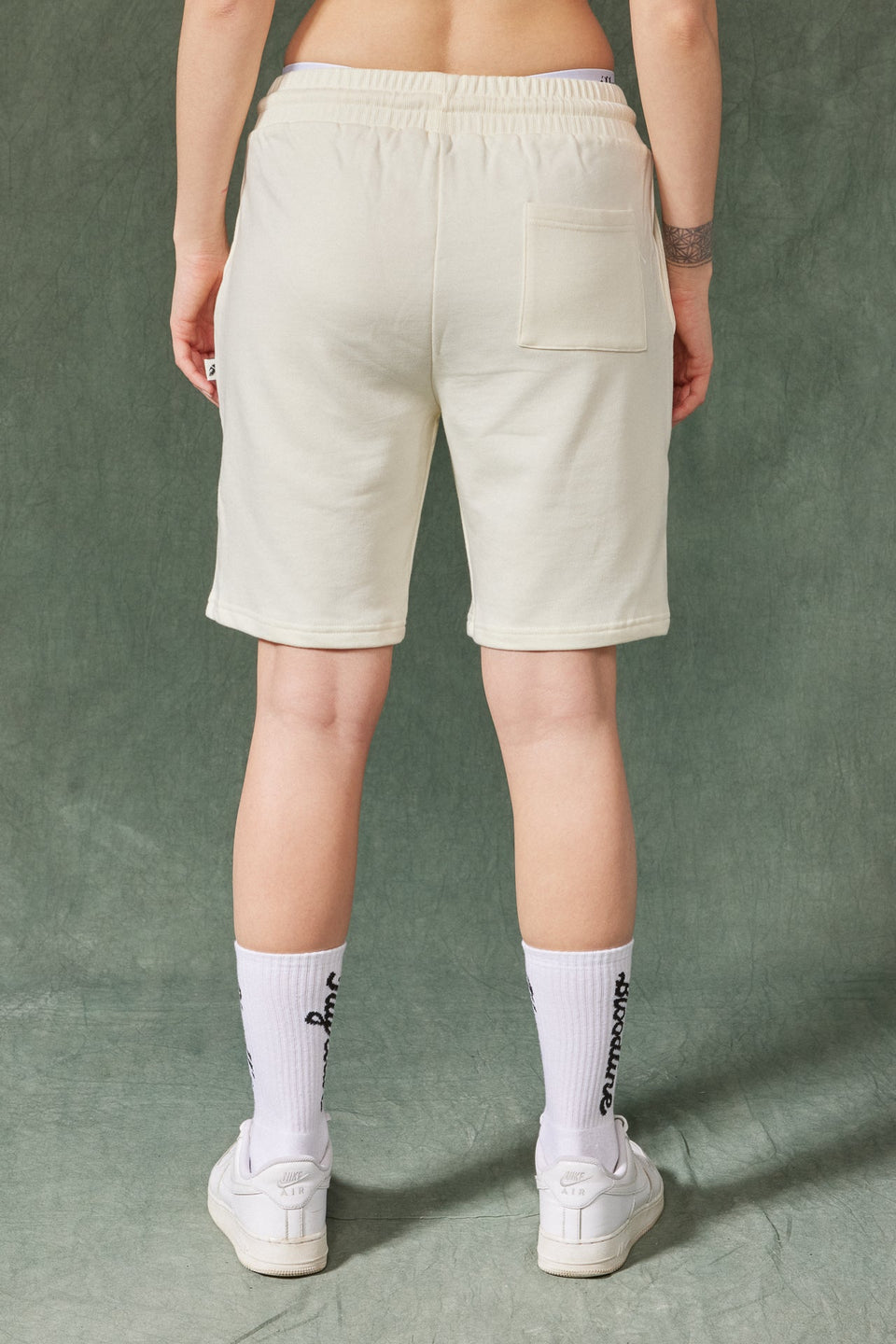 The Illyrian Cotton Shorts - White