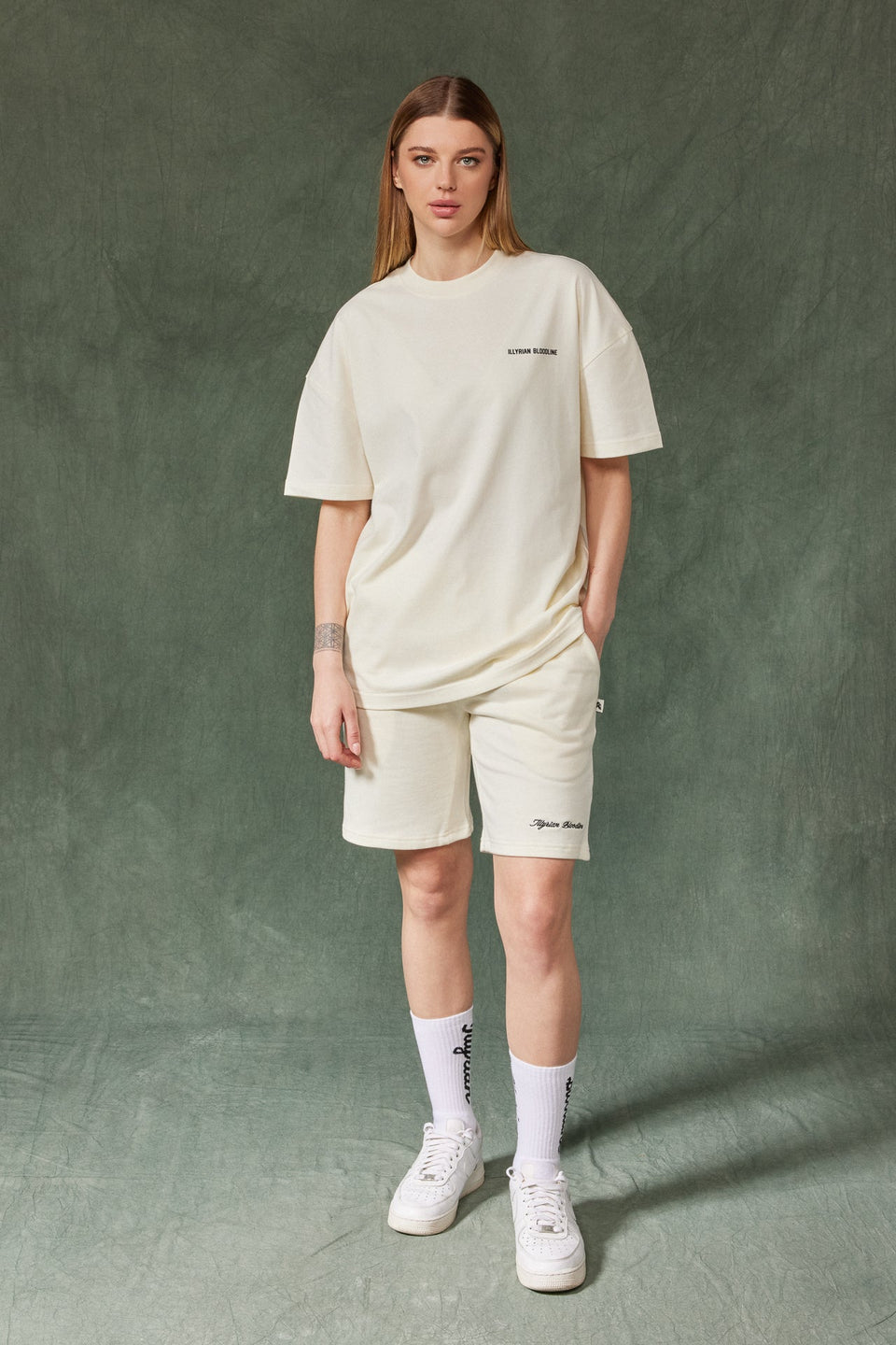 The Illyrian Cotton Shorts - White