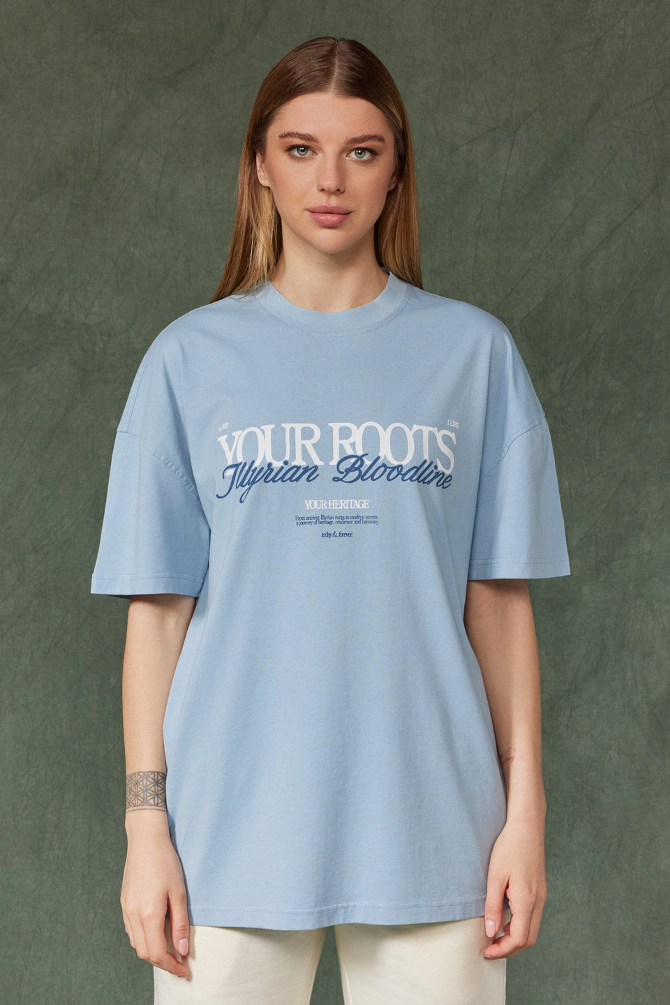 Your Roots T-shirt - Light Blue
