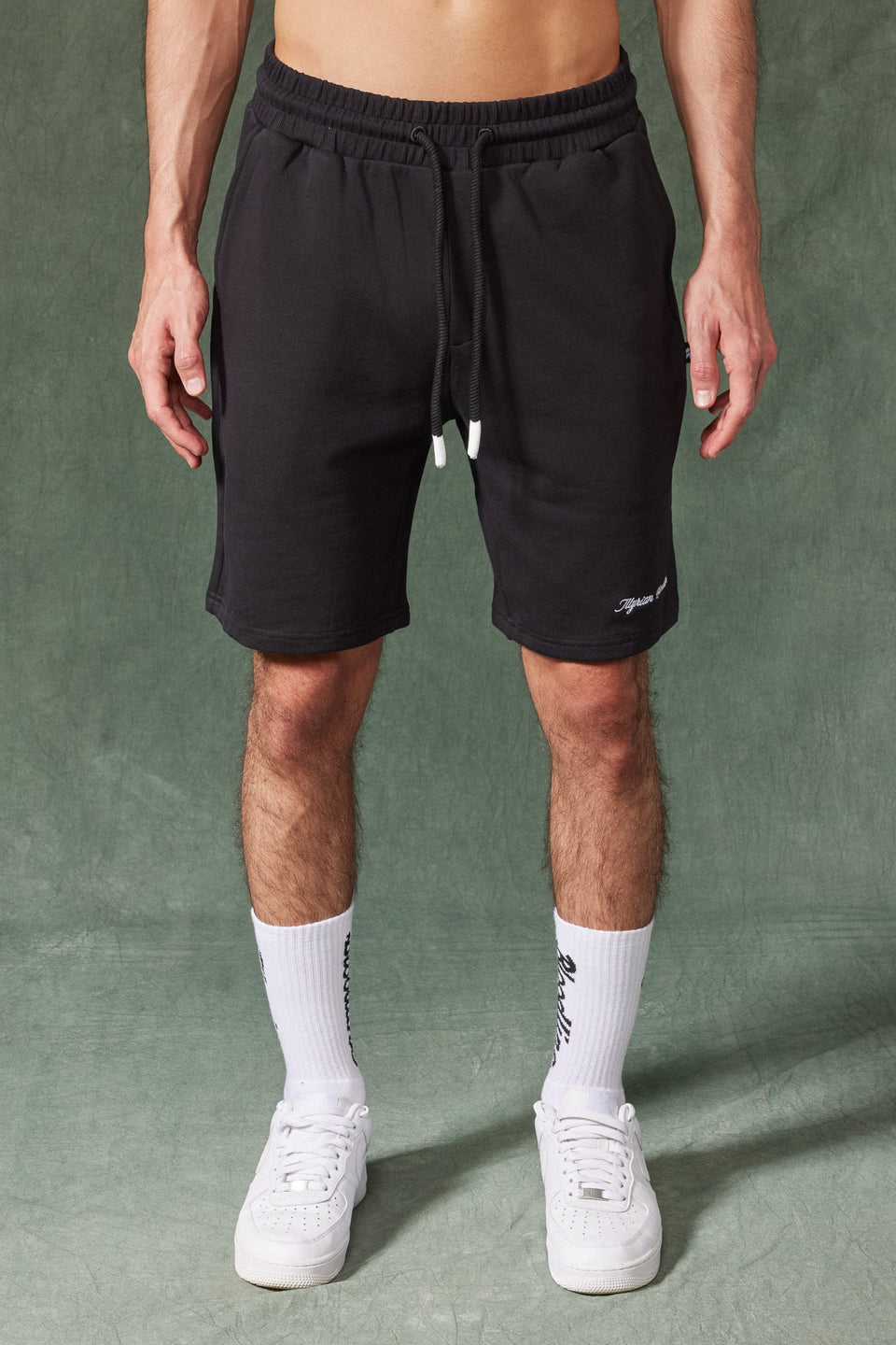 The Illyrian Cotton Shorts - Black