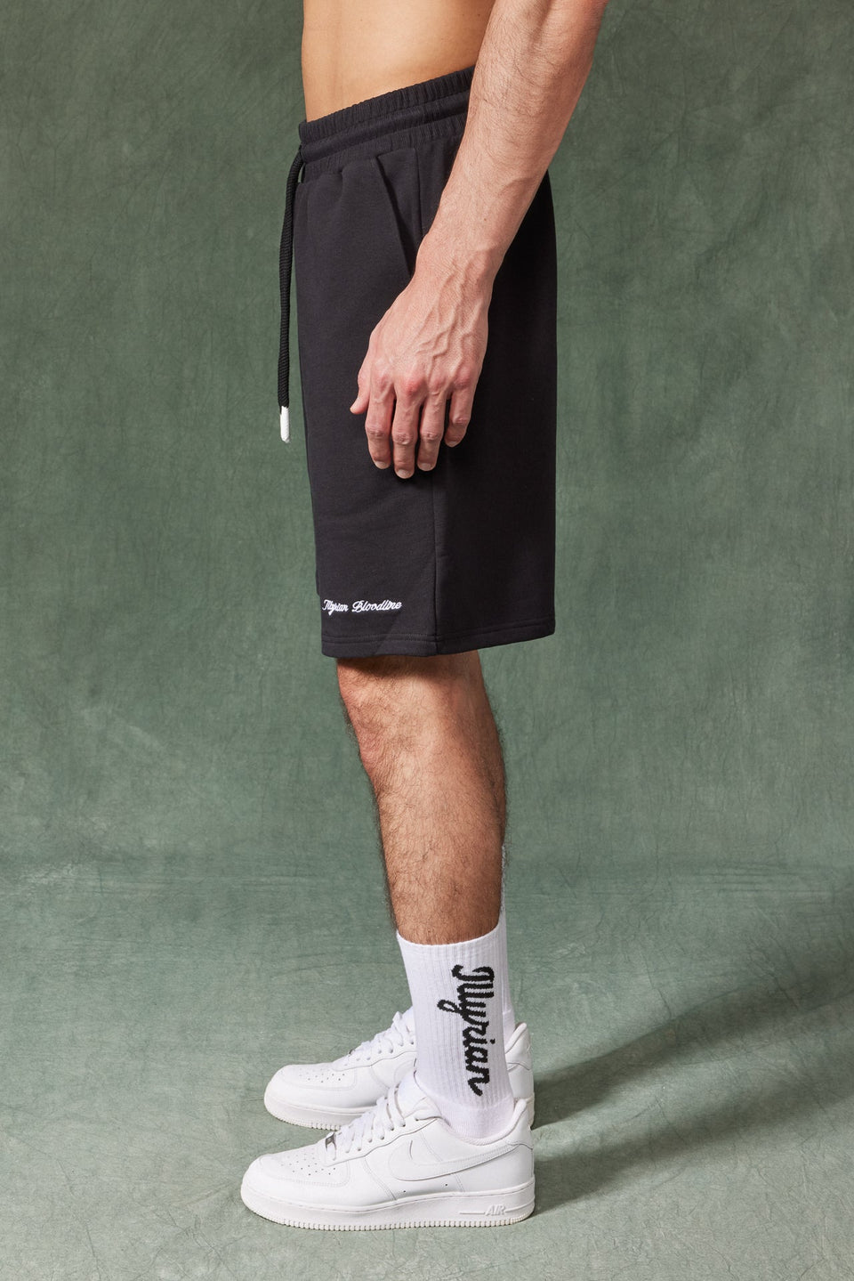 The Illyrian Cotton Shorts - Black