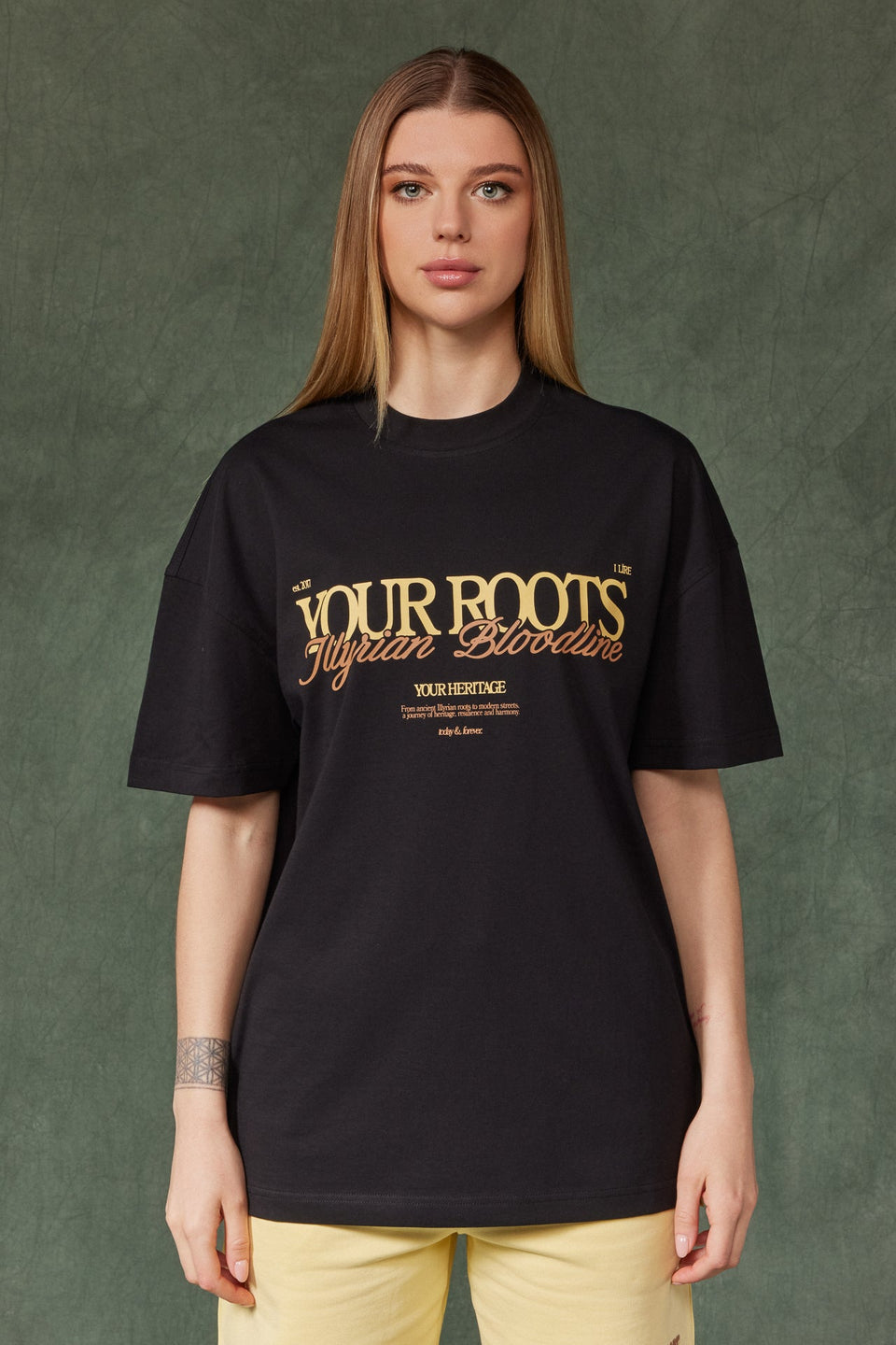 Your Roots T-shirt - Black