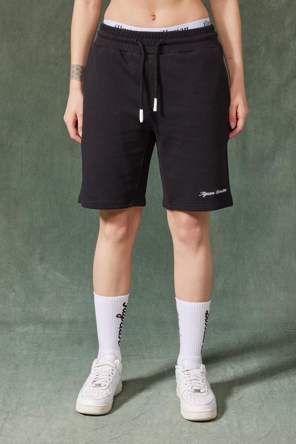 The Illyrian Cotton Shorts - Black