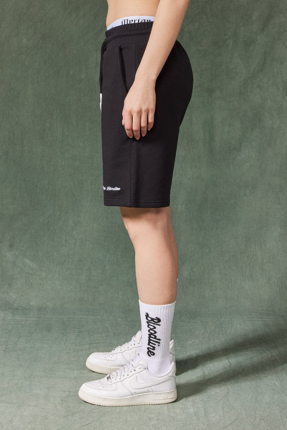 The Illyrian Cotton Shorts - Black