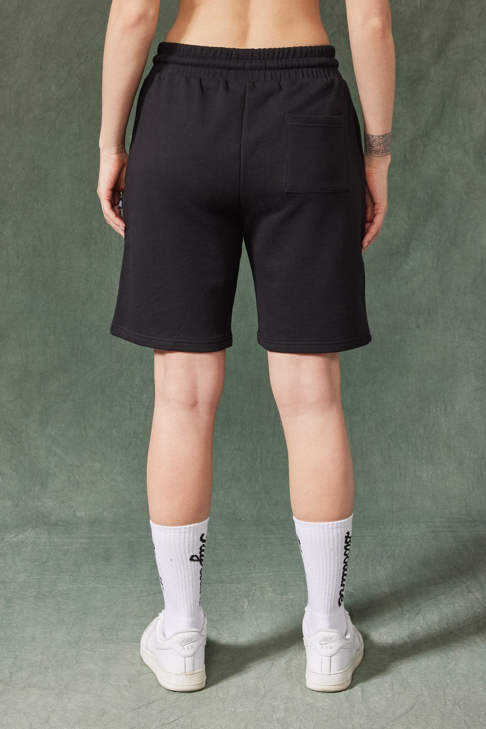The Illyrian Cotton Shorts - Black