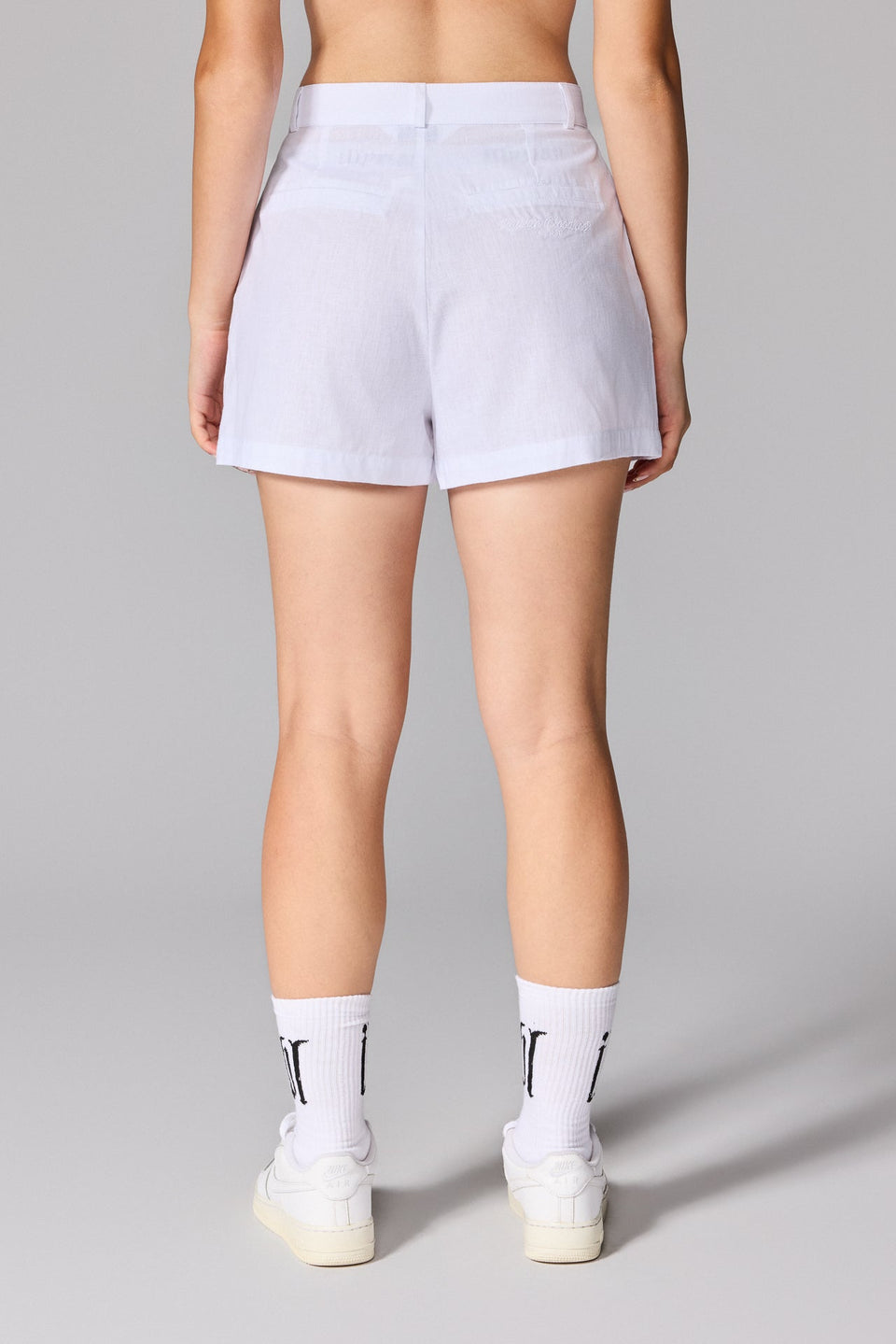 Women's S26 Linen Shorts - White