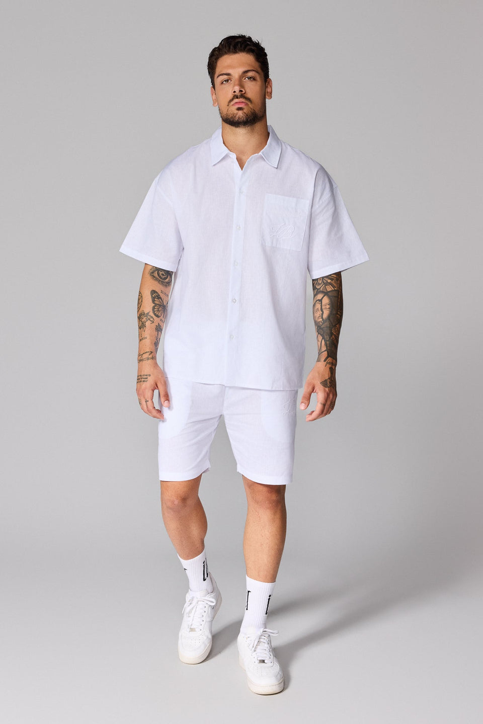 Men’s S26 Linen Shirt - White