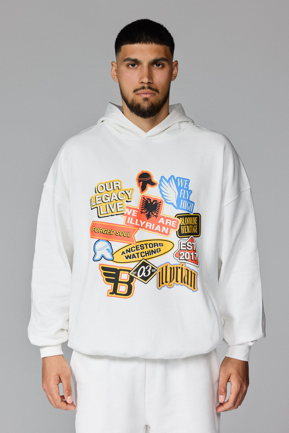 Illyrian Forever Hoodie - White