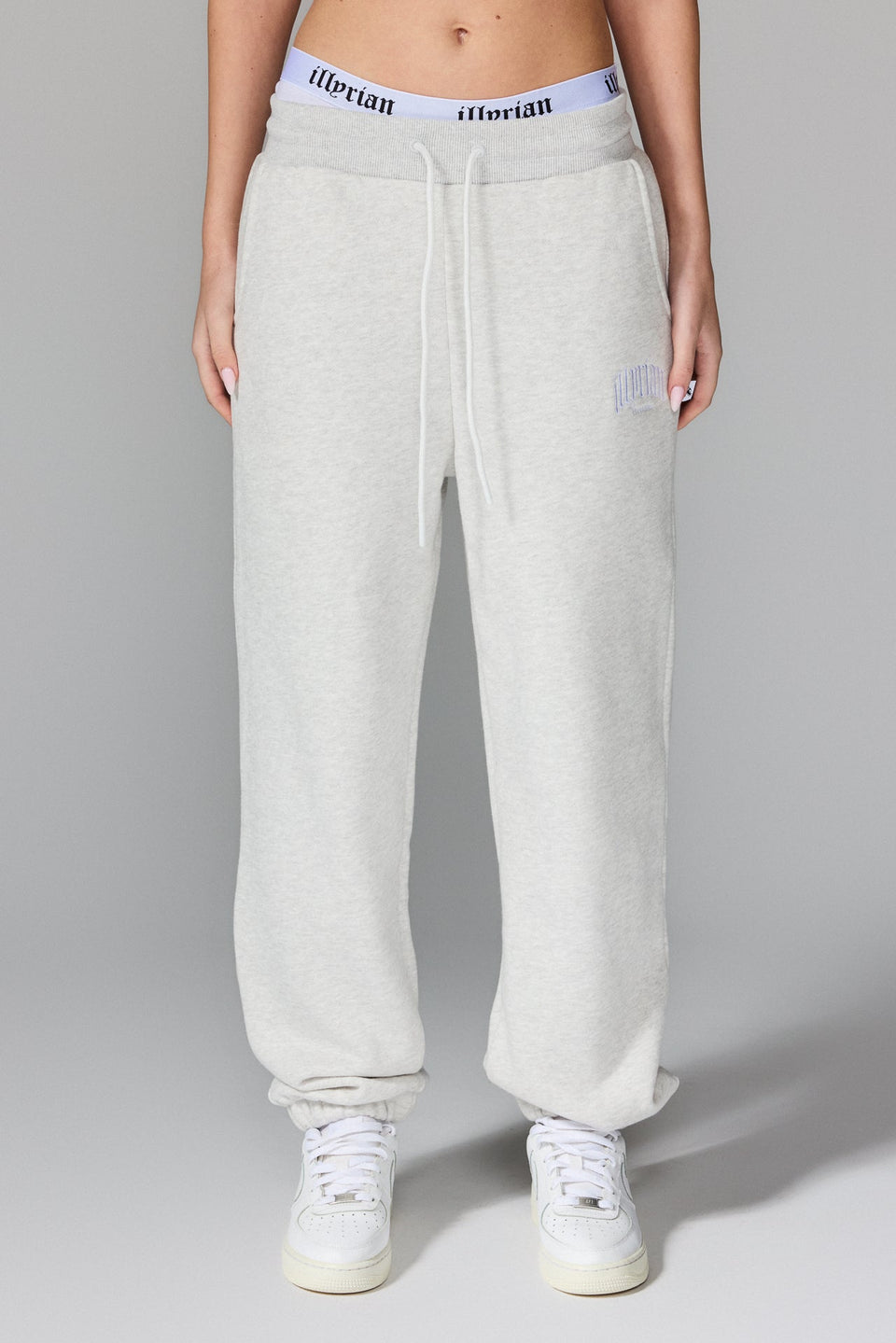 Women's Classical Joggers - Grey Melange