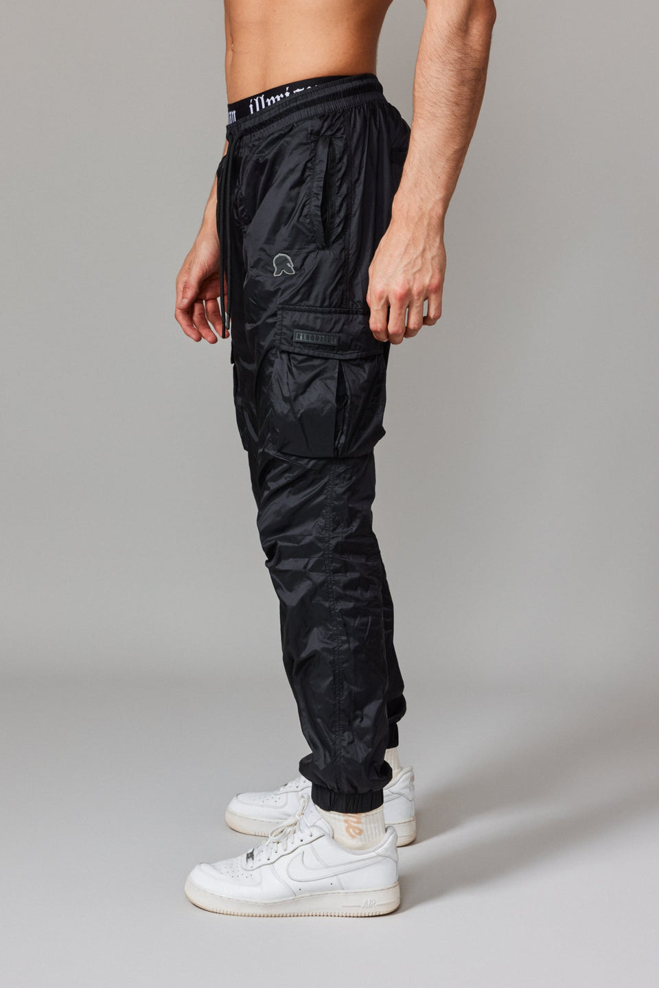 Men Windbreaker Joggers - Black