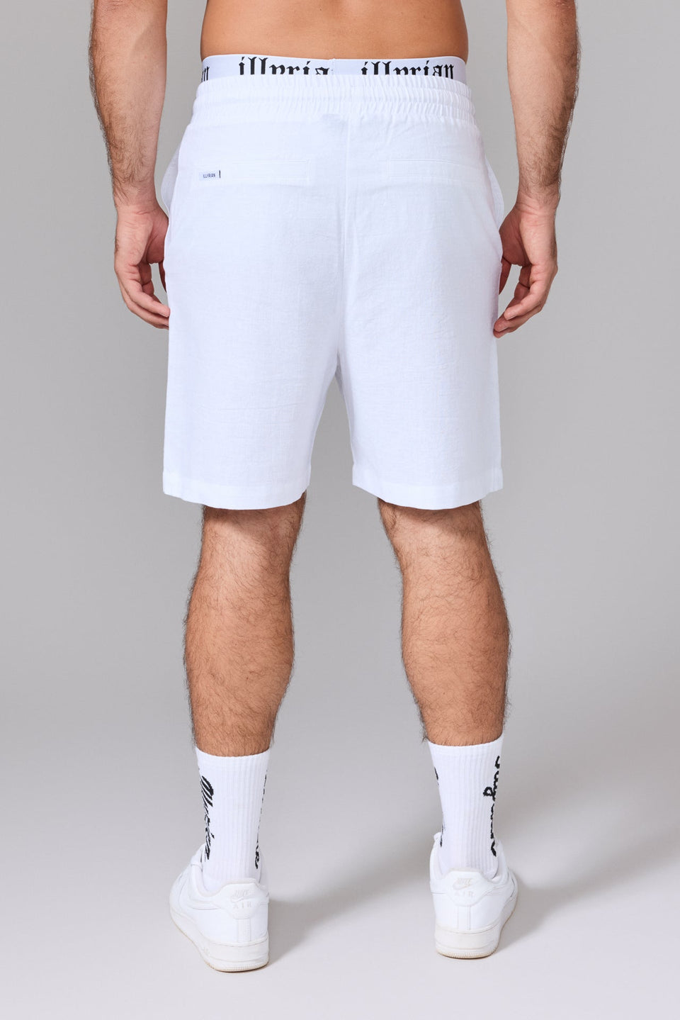 Men’s Linen Shorts - White